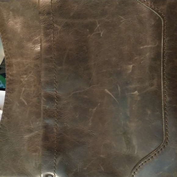 Frye - Melissa Swing Pack Crossbody Bag - Charcoal Grey - Adj. Strap-Pre-owned - Picture 11 of 11